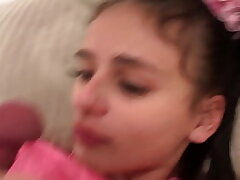 stepsister lay down to rest and I already put my beef whistle in her lil' arse