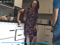 Spycam caught my wifey hotwife with my son