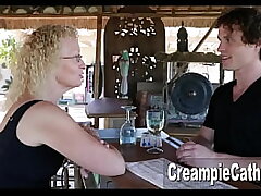 Milf Bangs Youthful Dude