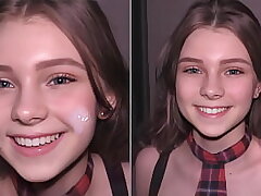 18 Yo Hottie Serves As Enslaved Cumdumpster