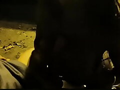 Brunette starts sucking his COCK on the street, and we end up FUCKING in a park