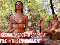 Ersties - Brown-haired Honey Luvs Being Outdoors and Fapping