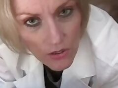 Inexperienced blond honey plays the physician in this medical desire