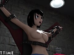 ADULT TIME Hentai Lovemaking College - Giantess Educator & Student Bondage