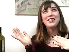 Fiona Plays With Her Hairy Twat For All To See