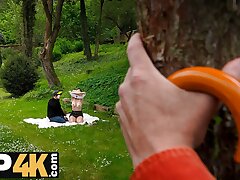 HUNT4K. Hunter Banging. Red-hot hook-up with Maya