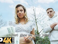 HUNT4K. Bashful and Sly. Steamy lovemaking with Andrea & Steve Q