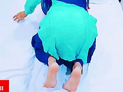 Observing step sister's blue salwar, step brutha was tempted, after that step sister opened the salwar and displayed her honest ass.