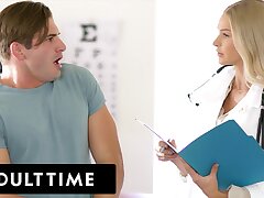 Hot Medic Fellates Off Her Insane Patient