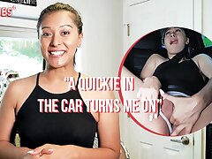 Ersties - Hot Babe Risks Getting Caught To Jack In a Truck