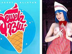 Blue-Haired Jewelz Blu Screams For Ice-cream Climax - TeamSkeet All Starlets