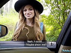 Public Agent Giant hooters hitchhiker Nicole Rae Giant dick public point of view oral job