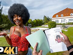 DEBT4k. Small Debt, Rock-hard Cock. Hot intercourse with Lexi Luv & Ricky Rascal