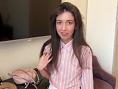 A classmate caught me jacking off to her photos, but we solved this problem by having sex!