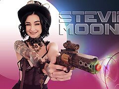 Exxxtra Puny - Crazy Dude Sticks His Huge Wood In Steampunk Stunner Stevie Moon's Lil Vag