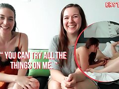 Ersties - First Girl/Girl in which Domino is mildly fingered by Leah