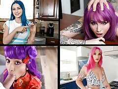 Kawaii Damsels Roleplay Compilation With Siri Dahl , Jewelz Blu , Val Steele And More