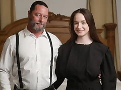 Older Boy Porks Huge-boobed Stepdaughter as Pound Plaything