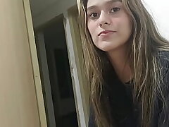 my stepsister arrives bored and I tear up her for joy