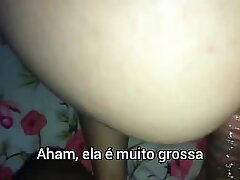 Cheating encouraging wife to take cock in ass, gifted muncher