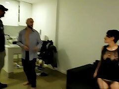 my co-worker never gets exhausted of fucking my wife's bum ..... he leaves it enlarged and utter of milk