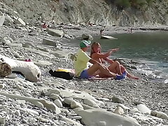 Travel - a blogger encountered a nudist. Public blowjob on the beach in Bulgaria. RoleplaysCouples