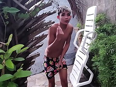 Stepmother lures her College girl with her meaty ass. Tiny cherry jerk-off stepbro is spying on that public hookup with 2 College girls (see closed