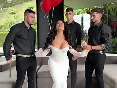 Epic Valentine's Gangbang with Steffy Moreno Double penetration and Assfucking