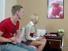Step-Bro caught Virgin Sis and entice To pound her Anal