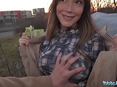Public Agent - Molten Venezuelan Stunner Deep-throats and Fucks for Currency in Public