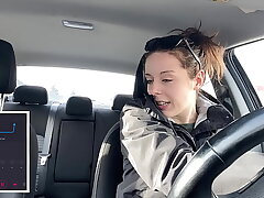 Going Through a Drive Through while Trying Not To Spunk