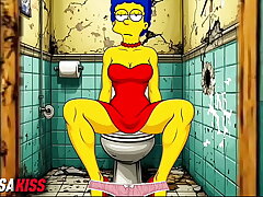 Married Housewife Gets Pounded In A Public Dirty Restroom. Porno parody