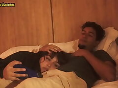 My sis lies on my lap and I put it in her throat on purpose I ALISONGONZALEZ X FANTASIAHARDCORESEX