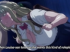 Buxom ash-blonde hentai