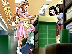 Youthful Step Brother Touching her Step Sis in Public! Uncensored Manga porn [Subtitled]