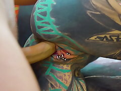 Tat Artist Turned Assfucking Toy – Pornstar Ravaged by Her Own Customer