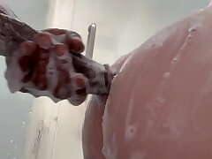 Mom left the house, and she couldn't wait - stepdaughter's dream became real when stepdad's large 12-inch BBC glided into her tight hole, providing her firm anal she privately craved, squealing under the steamy bathroom water.