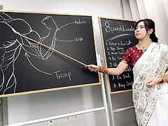 Indian Sport Trainer Teach Hardcore Fucky-fucky Exercises