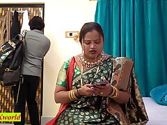 Husband caught newly married wife! Hard-core Romantic Intercourse