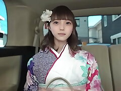 Covert ginormous boobs G bowl 20-year-old on the way home from coming-of-age ceremony 1
