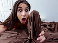 Horny Sister in law Can't Stand against Her StepBrother's Morning Wood (Abella Danger)