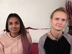 Desperate Amateurs super hot honeys get their cock-squeezing pussies banged firm