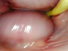 Molten Inward POV. CAMERA INSIDE HER Muff WHILE I FILL HER WITH Spunk