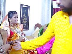 Desi Insatiable Indian 3 Bhabhi wants to get Fucked By Their Dewar like a Bhabhi's Groupsex Soiree ( Hindi Audio )