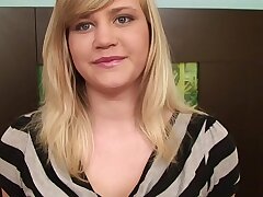 Youthful Blondie Has Her Shaved Nineteen Yr Old Cunt Creampied