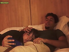 I was watching a movie with my bestie and I put my penis in her mouth before we got caught.