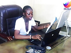 Horny Ebony Madam Wants TO Fuck
