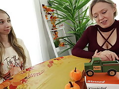 Step Stepsister Bonding Before Thanksgiving Dinner - Breezy Bri