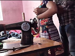pounded while sewing desi bhabhi