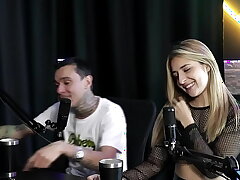 The first time she witnessed his fuck-stick on a recording, then they didn't speak to each other - Yasmin Pariz & Ktal Vagabundo do Bom (SHEER/RED)